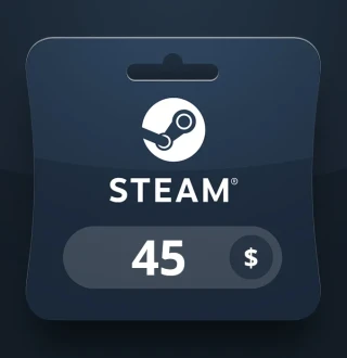 Steam Wallet USD 45 Gift Card LB
