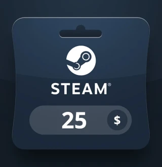 Steam Wallet USD 25 Gift Card LB
