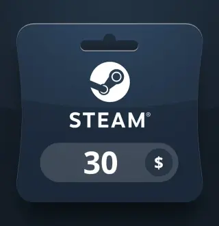 Steam Wallet USD 30 Gift Card MA