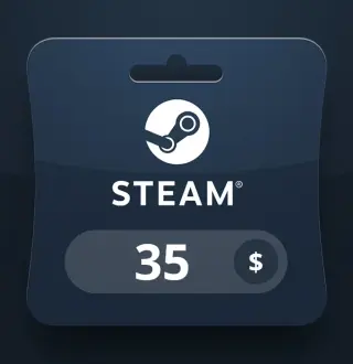 Steam Wallet USD 35 Gift Card DZ