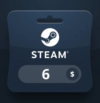 Steam Wallet USD 6 Gift Card LY