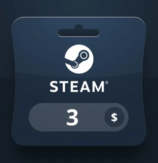 Steam Wallet USD 3 Gift Card LY