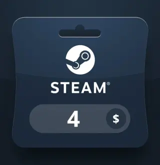 Steam Wallet USD 4 Gift Card BD