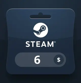 Steam Wallet USD 6 Gift Card PK