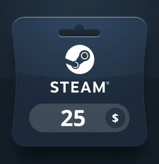 Steam Wallet USD 25 Gift Card PK
