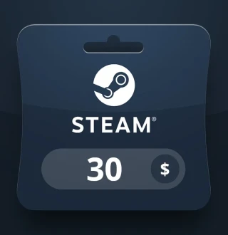 Steam Wallet USD 30 Gift Card SD