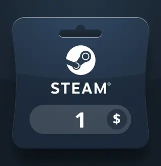Steam Wallet USD 1 Gift Card BT
