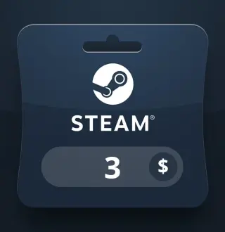 Steam Wallet USD 3 Gift Card LK