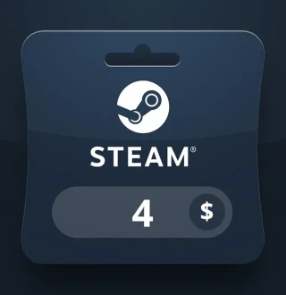 Steam Wallet USD 4 Gift Card MV