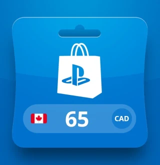 PlayStation Network CAD 65 Gift Card CA