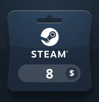 Steam Wallet USD 8 Gift Card US