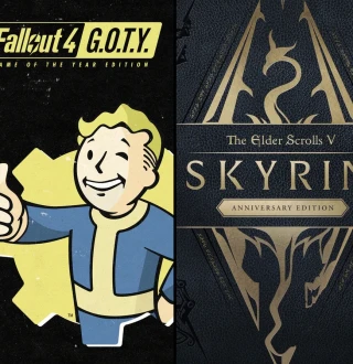 The Elder Scrolls V: Skyrim Anniversary Edition + Fallout 4 G.O.T.Y. PC Steam Account