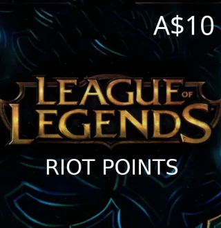 League of Legends 10 AUD Prepaid RP Card OCE