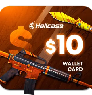 Hellcase.com 10 USD Wallet Card Code