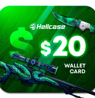 Hellcase.com 20 USD Wallet Card Code