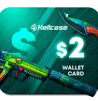 Hellcase.com 2 USD Wallet Card Code