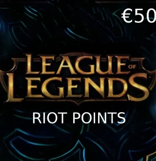 League of Legends 50 EUR Prepaid RP Card EU