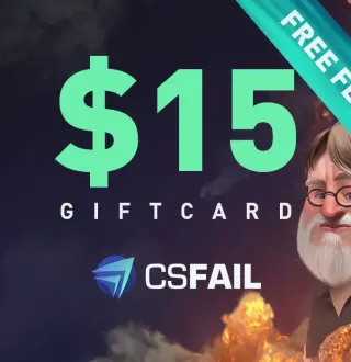 CS fail $15 Gift Card