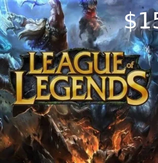 League of Legends 15 USD Prepaid RP Card US