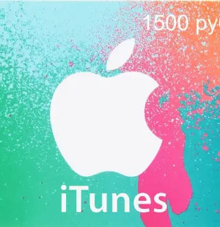 iTunes 1500 руб RU Card