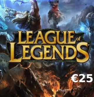 League of Legends 25 EUR Prepaid RP Card EU