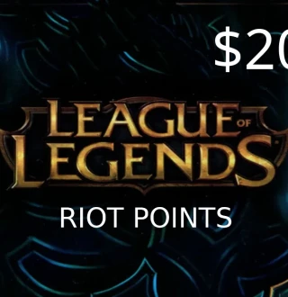 League of Legends 20 USD Prepaid RP Card US