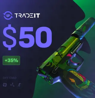Tradeit.gg 50 USD Gift Card
