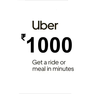 Uber INR 1000 Gift Card IN