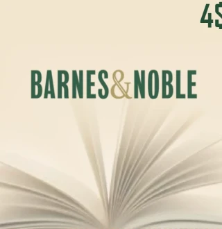 Barnes and Noble $4 Gift Card US