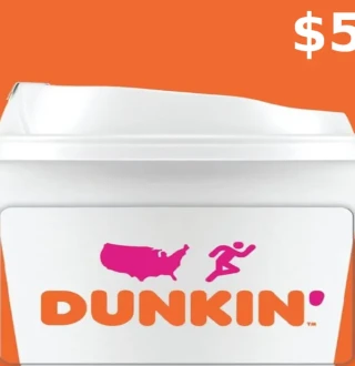 Dunkin Donuts $5 Gift Card US