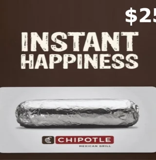 Chipotle $25 Gift Card US