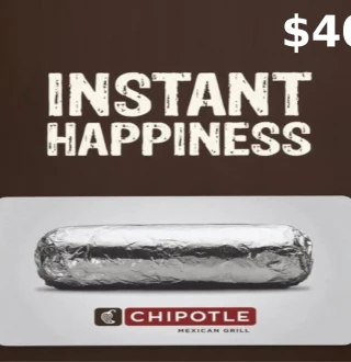 Chipotle $40 Gift Card US