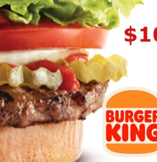 Burger King $10 Gift Card US