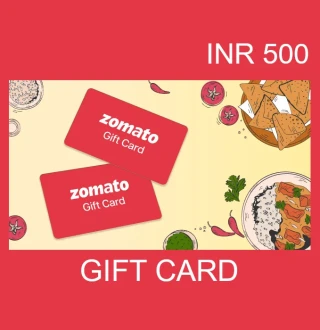 Zomato 500 INR Gift Card IN
