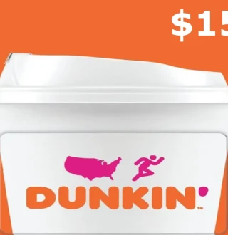 Dunkin Donuts $15 Gift Card US