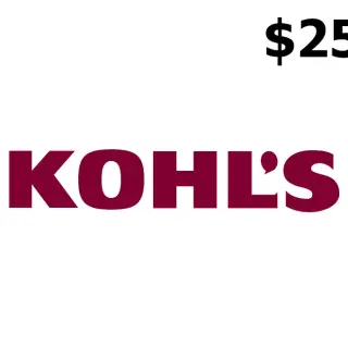 Kohls $25 Gift Card US