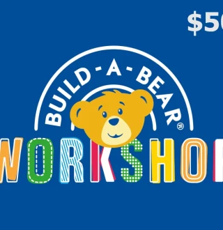 Build-A-Bear Workshop $50 Gift Card US
