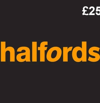 Halfords £25 Gift Card UK