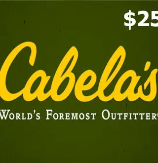 Cabelas $25 Gift Card US