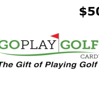Go Play Golf $50 Gift Card US