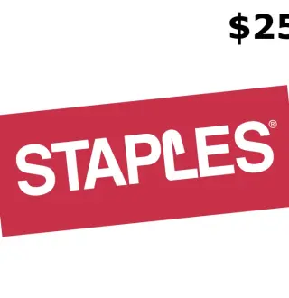 Staples $25 Gift Card US