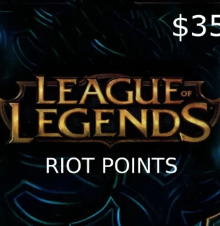 League of Legends 35 USD Prepaid RP Card US