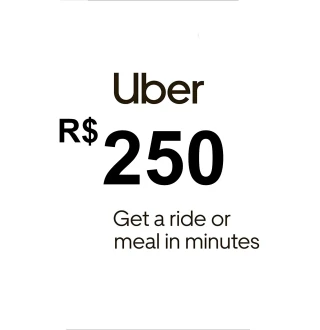 Uber R$250 BR Gift Card