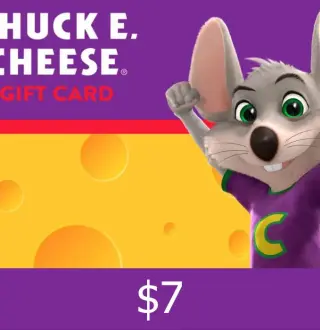 Chuck E. Cheese $7 Gift Card US