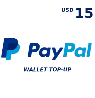 PayPal Wallet 15 USD Top Up US