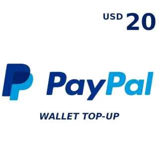 PayPal Wallet 20 USD Top Up US