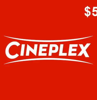 Cineplex $5 Gift Card CA