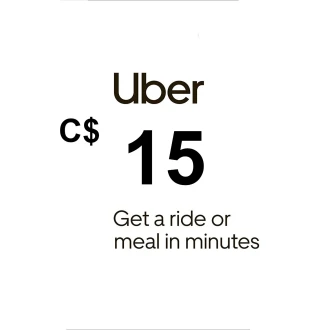 Uber C$15 CA Gift Card