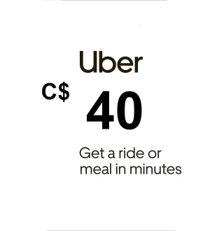 Uber C$40 CA Gift Card