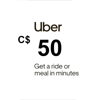 Uber C$50 CA Gift Card